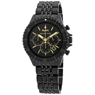 Michael Kors Men's Everest MK8366 Black Rubber Japanese Quartz