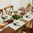 thumbnail image 1 of Winter Christmas Tree Placemats 12x18 Inches Christmas Holiday Table Mats For Party Kitchen Dining Room Decoration, 1 of 6