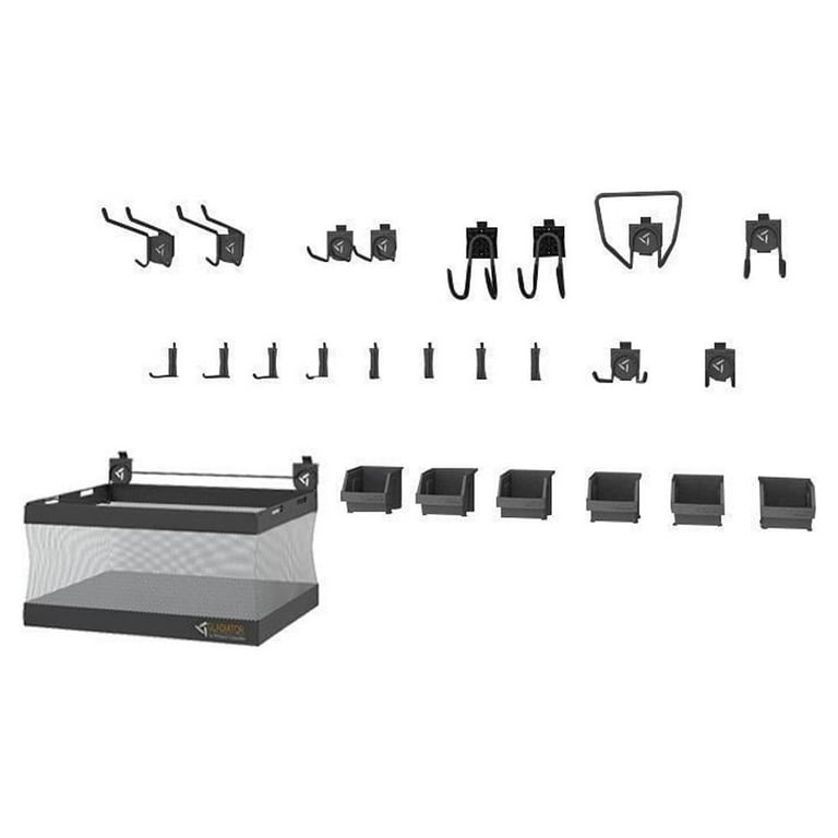 Gladiator Deluxe Kit - Wall Organization Rail, Storage