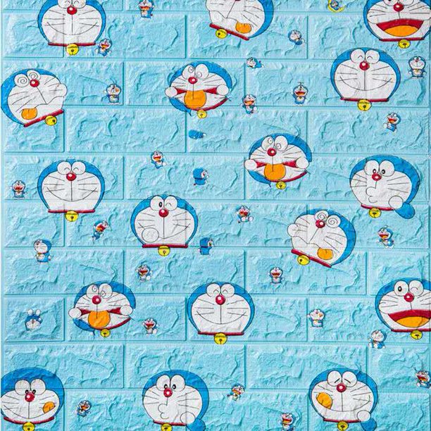 Pegatina De Pared De Dibujos Animados 3D Hello Kitty Doraemon Papel Pintado Lindo Niños Impermeable Autoadhesivo