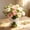 White, variant on 18m Polyester Gift Wrapping Ribbon with Letter Print - 1 Inch Wide Craft Ribbon for DIY Wedding Shower Floral Bouquet Holiday Decor - 59ft Ribbon Roll for Bow Making Scrapbooking Party Supplies