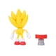 thumbnail image 2 of Figura de acción Sonic The Hedgehog Super Sonic de 10 cm con resorte rojo, 2 of 7