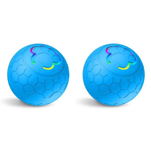 Mascota Con Luces LED Rebote Automático Y Juguete Rodante para () Azul