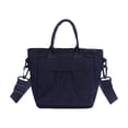 thumbnail image 2 of Bolso bandolera mini informal para mujer, de lona, para uso diario | Bolso bandolera ajustable para mujer | Bolso ligero de lona suave para ir al trabajo, de compras o para citas., 2 of 7