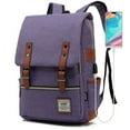 thumbnail image 1 of Mochila para ordenador portátil UKAP para mujeres y hombres, mochila escolar universitaria, mochila para ordenador, mochila con puerto de carga USB, 1 of 8