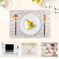 thumbnail image 5 of Seamless Leaves Pattern Reversible Placemat Non Slip Coffee Mat 18x12 Inch for Dining, Kitchen, Coffee, 5 of 9