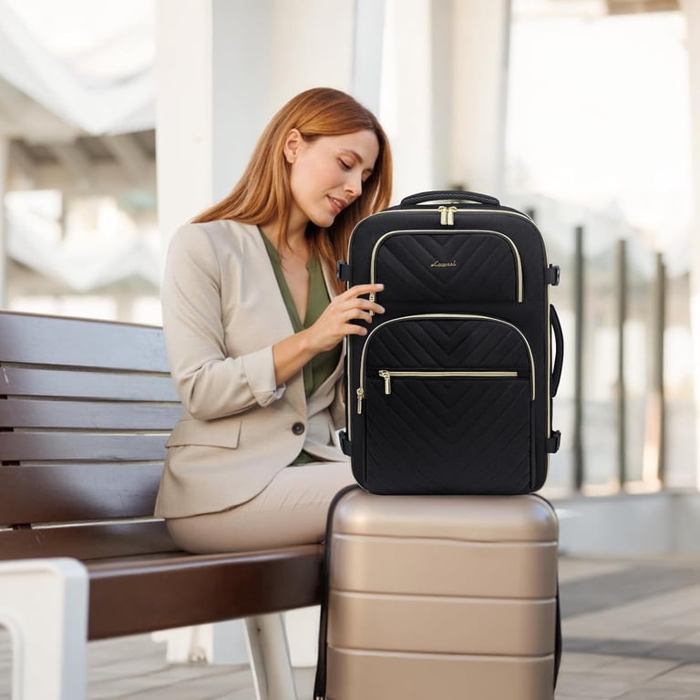 LOVEVOOK Travel Backpack Carry on Flight Approved 40L,Waterproof TSA Travel  Essentials Personal Item Backpack for Women Men,Carry on Luggage Suitcase  Travel Bag for Airplane with 3 Packing Cubes - Walmart.com