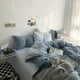 thumbnail image 5 of Color sólido Juegos de cama, funda nórdica suave con fundas de almohada y sábana, 5 of 6