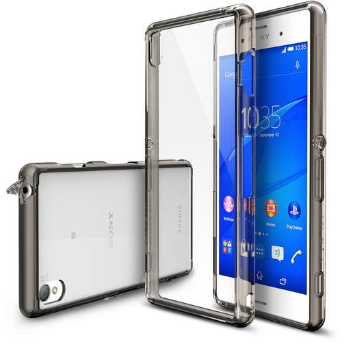 Ringke FUSION Case for Sony Xperia Z3 Premium Crystal-Clear PC-Back TPU Bumper Hard with Attached Dust Cap - Walmart.com