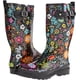 thumbnail image 5 of Botas de alta lluvia impresas para mujeres, botas de Goma natural, botas antideslizantes de nieve, botas de invierno para mujeres 9 juegos de jardín, 5 of 5