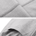 thumbnail image 5 of Pafei Tyugd Linen Pants Men Casual Summer Comfy Breathable Cotton Pants with Pockets Elastic Waist Loose Fit Straight Leg Beach Pants Gray L, 5 of 8