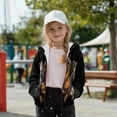 thumbnail image 6 of Chaqlin Classic Horses Zip Up Hoodie for Girls and Teen Girls - kid Fluffy Hoodies Soft Fuzzy Pullover with Pockets for Fall and Winter, 6 of 7