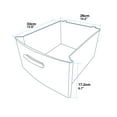 thumbnail image 4 of MQ Infinity 3-Drawer Resin All-purpose Rolling Storage Cart, Espresso, 4 of 5