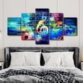 thumbnail image 4 of TISHIRON 5PCS Framed Canvas Wall Art Set,60"x32" Music Notes and The Violin Clef Canvas Art Decor, 4 of 7