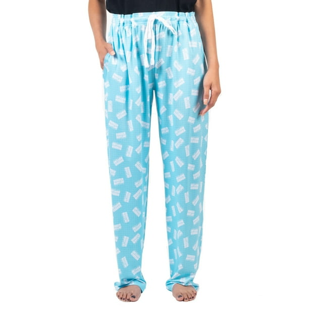 The Office Dunder Mifflin Logo Womens Sleep Lounge Pants Pajamas (Large) 