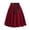 Wine, variant on Aboser Vintage A Line Pleated Skirts for Women Elegant Evening Swing Skirt Wedding Guest Party Skirts Flowy A Line Midi Skirt Bowknot High Waisted Skirts
