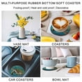 thumbnail image 5 of Teal Blue Turtle Coastal Coasters Set of 2, Absorbent Coasters for Drinks, Summer Beach Ocean Nautical Coaster for Desk Coffee Table Protection, Home Decor House Warming Gifts 4", 5 of 8