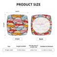 thumbnail image 5 of Rateoe Cute Cars Pattern Square Couch Cushion Covers, Sofa Furniture Protector Slipcover with Bottom Tie rope, Soft Non-Slip Non-Wrinkle Non-Sticky-Six Piece, 5 of 7
