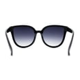 thumbnail image 7 of Child Girls Size Horn Rim Round Cat Eye Plastic Retro Fashion Sunglasses Black - Smoke, 7 of 7