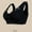 Black, variant on Women's Bra Women'S Wireless Front Hook Bra - Plus Size Comfort Lace Bra,Gray Women's Bra 4XL