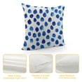thumbnail image 4 of PIKWEEK Decorativepillows Case Throw Pillows CoversNavy Paint Blue Watercolor Polka Dot Watercolour Brushstroke Sofa Cushion Cover Pillowcase Bed Car Living Home Multiple specifications&nbsp;, 4 of 5