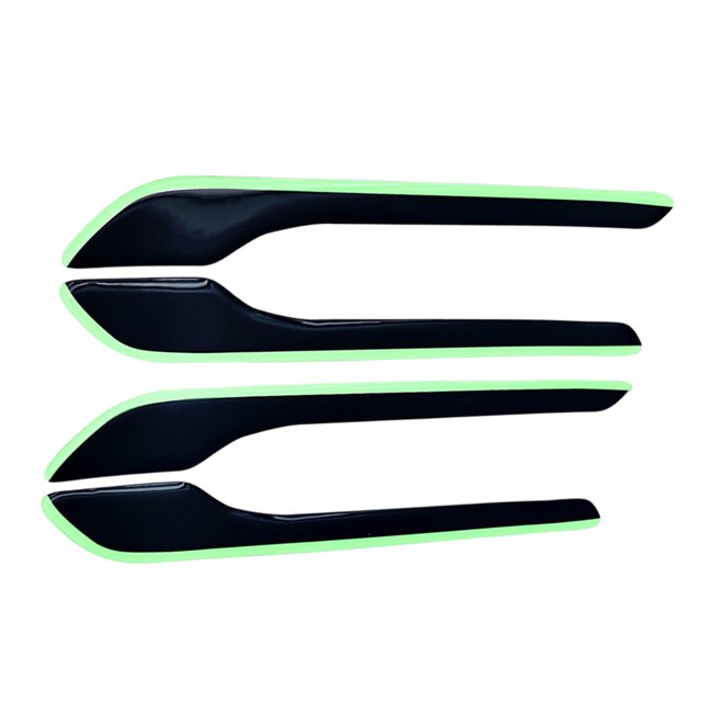 Adhesivo antiarañazos para borde de puerta, protector de pomo de puerta de coche brillante para Tesla Model 3 Model Y Likrtyny Accesorios para autos y motos