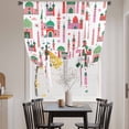 thumbnail image 4 of Tie Up Curtains for Windows Red Castle Stars Moon Valance Adjustable Balloon Curtain Colorful Graffiti Tie Up Shades for Kitchen Living Room Bedroom Privacy Curtain Drape 34x45 Inch, 4 of 9