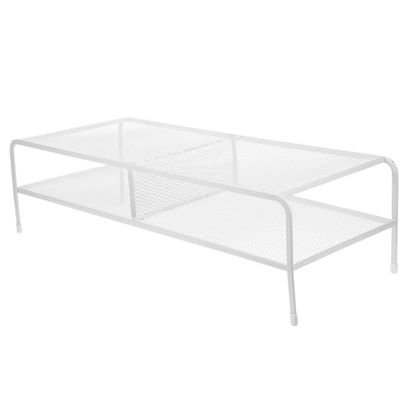 ULTNICE Desktop Monitor Riser Computer Lifting Rack Iron White 1Set Storage Holder Office Home Settings