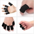 thumbnail image 4 of 20 Pieces Finger Sleeves Protectors Thumb Brace Support Elastic Compression Protector for Relieving Pain, Arthritis,Trigger Finger, Sports, 4 of 5