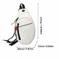 thumbnail image 3 of Xihbxyly Bolsa de Pecho Deportiva para Exteriores, Diseño Cruzado Multifuncional, Impermeable, Correa de Hombro Ajustable, Ideal para Viajes y Aventuras Al Aire Libre, Unisex, Tamaño 20 X 10 X 37 Cm., 3 of 6