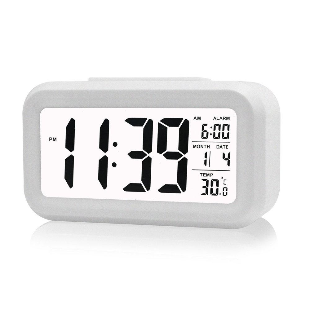 TSV Alarm Clock for Bedroom Bedside Digital Alarm Clock Kids Loud