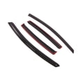thumbnail image 2 of Tuningpros WD2-356RM Outside Mount Window Visor Deflector Rain Guard Dark Smoke 4 Pcs Set For 2007-2012 Nissan Sentra Sedan, 2 of 5