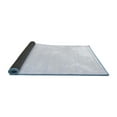 thumbnail image 2 of Ahgly Company Indoor Square Solid Blue Modern Area Rugs, 3' Square, 2 of 4