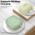 thumbnail image 3 of IBAOLEA Compatible with AirPods Pro Case, Protective Silicone Cover Compatible with AirPods Pro Bling Green, 3 of 7