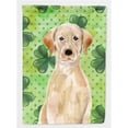 thumbnail image 1 of Carolines Treasures BB9541CHF Yellow Labrador St. Patricks Canvas House Flag, 1 of 4