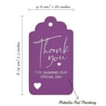 thumbnail image 5 of Inkdotpot ThankYou For Sharing Our Special Day Bridal Shower-Baby Shower-Retirement-Wedding-Birthday Bottle Tag Real Silver Foil Favor Hang Tags Pack Of 50, 5 of 6