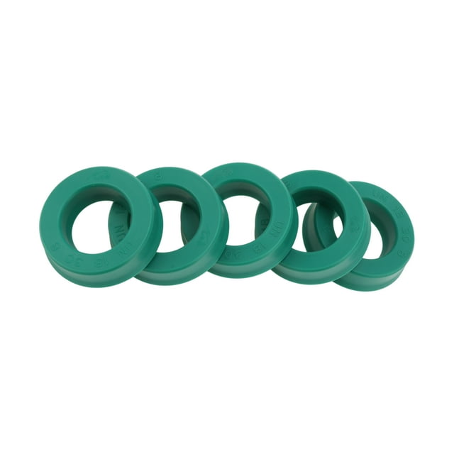 Anillo de Sello de Aceite Universal Unique Bargains Labio UN Sello de Eje Rotativo 18x30x8mm Alta Presión TPU Verde 5 Pcs