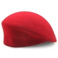 thumbnail image 5 of Pxiakgy beret hats for women Women Wool Beret New Autumn And Winter Comfortable Outdoor Warm Stewardes Hat Red + One size, 5 of 7