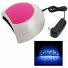 48W White Light SUN2 Sunlight Lamp LED Light Phototherapy Nail Gel Lamp US Standard Rose Red