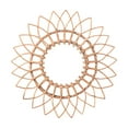 thumbnail image 1 of Espejo de ratán Espejo tejido de mimbre Estilo bohemio Espejo cosmético Decoración de pared Espejo de pared pastoral Espejo de maquillaje redondo para BLESIY espejo para maquillarse, 1 of 8