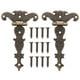 thumbnail image 1 of 2 bisagras decorativas retro de aleación de zinc para caja de madera antigua (bronce), 1 of 5