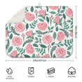 thumbnail image 2 of Microfibre Drying Mat for Kitchen Hand Drawn Roses Dish Drying Drainer Mat Absorbent Pioneer Drying Mat Washing Up for Glass, Plate & Cup 18inch X 24inch, 2 of 5