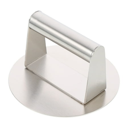 

1pc Stainless Steel Meat Presser Biscuits Iron Plate Squid Meat Presser Burger Cake Press
