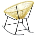 thumbnail image 3 of vidaXL Outdoor Acapulco Chair Poly Rattan Beige, 3 of 4