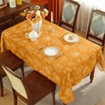 thumbnail image 2 of Maple Leaves Tablecloths for Rectangle Tables 60 x 84 Inch Stain Resistant Non Slip Countryside Autumn Dining Table Cloths, Durable Fabric Table Cover for Fall, Harvest, Thanksgiving, Amber, 2 of 5