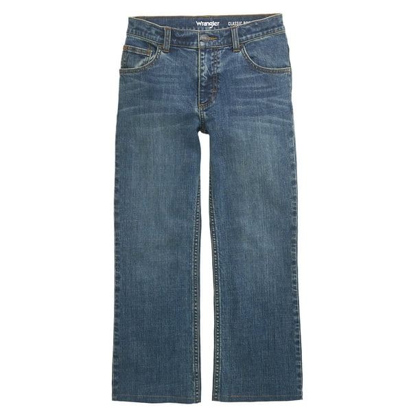 Wrangler Boys' Bootcut Jeans, Sizes 4-18 & Husky - Walmart.com