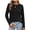Black, variant on MLDRA T Shirts for Women Long Sleeve Shirts Crewneck Comfy Casual Basic Fall Tops Loose Fit Clothes Black