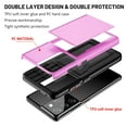 thumbnail image 2 of Dteck Case for Samsung Galaxy S21 Ultra 6.8-inch,Shockproof Wallet Card Slot Holder Pocket Slide Slim Fit Dual Layer Soft TPU Hard PC Hybrid Protective Back Cover,Pink, 2 of 6