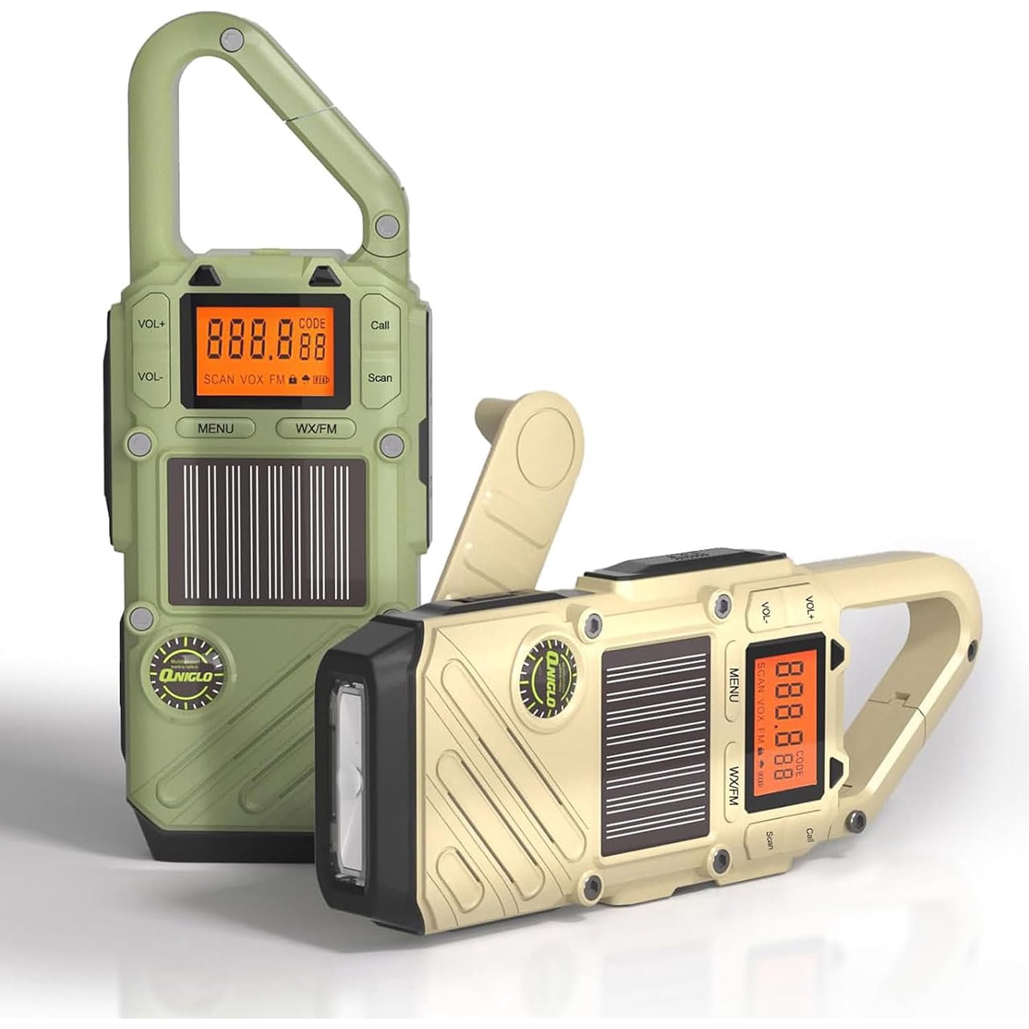 Emergency Weather Radio Rechargeable Walkie Talkies for Adults