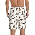thumbnail image 4 of Lsque German Shepherd Dog Mens Sleep Pajama Shorts,Short Pajama Pants, Cotton Ultra-Soft Knit-4X-Large, 4 of 9